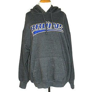 Vintage UCLA Bruins XL Hoodie Sweatshirt Football Dark Gray Front Pocket Cadre